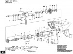 Bosch 0 601 101 001 Ub(J)75B 26 Drill 230 V / Eu Spare Parts